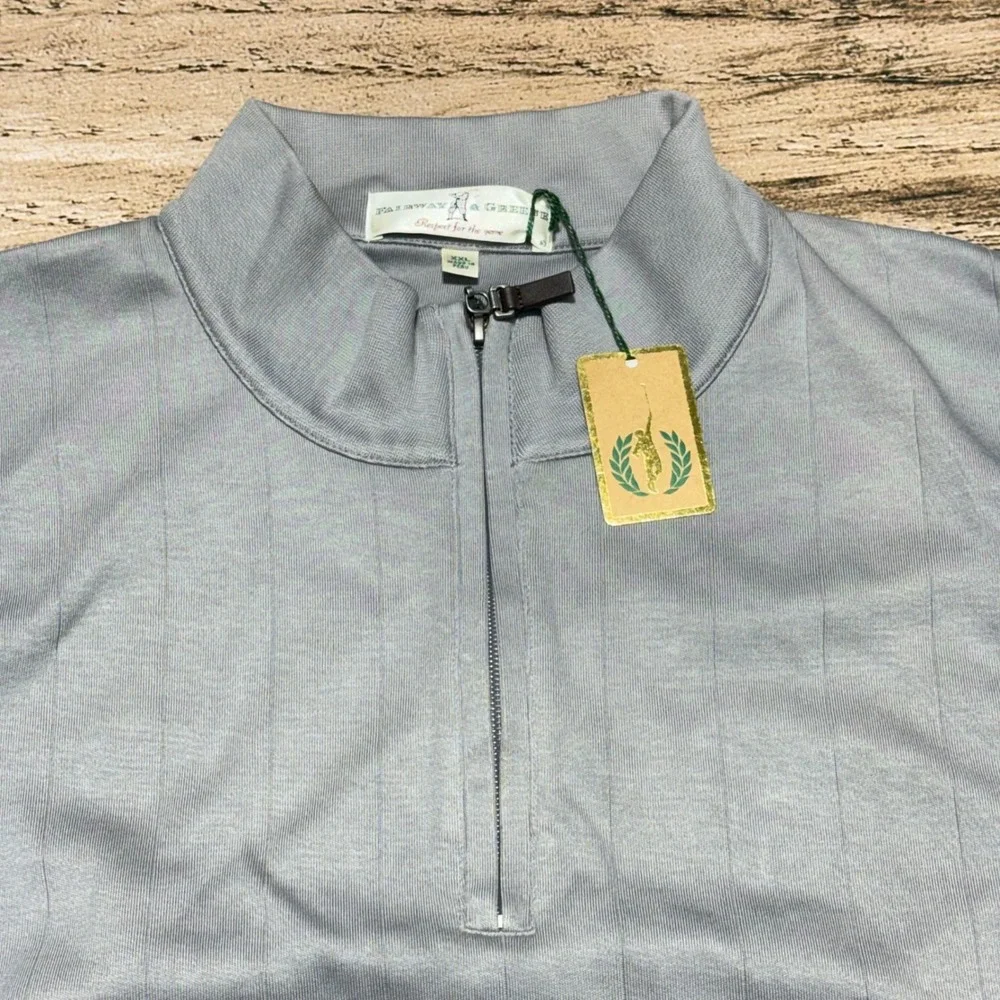 Fairway & Greene 1/4 Zip Vest Mens XXL Gray Bears Club Golf Florida NWT